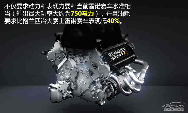 雷诺v6涡轮增压发动机 为2014 f1赛车而生