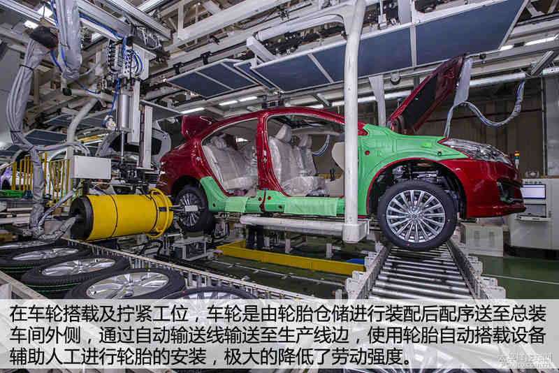 内装饰二线,底盘一线,底盘二线,终端一线,终端二线以及仪表板分装线