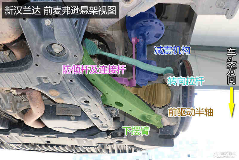 结构科学空间大 新汉兰达底盘实拍解析