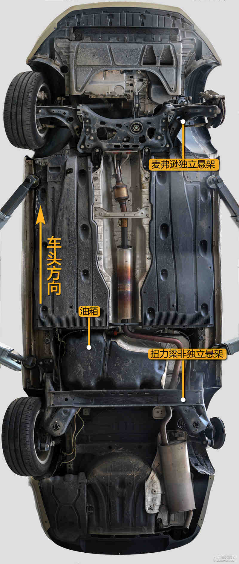 良心用料之作 斯柯达明锐底盘实拍解析