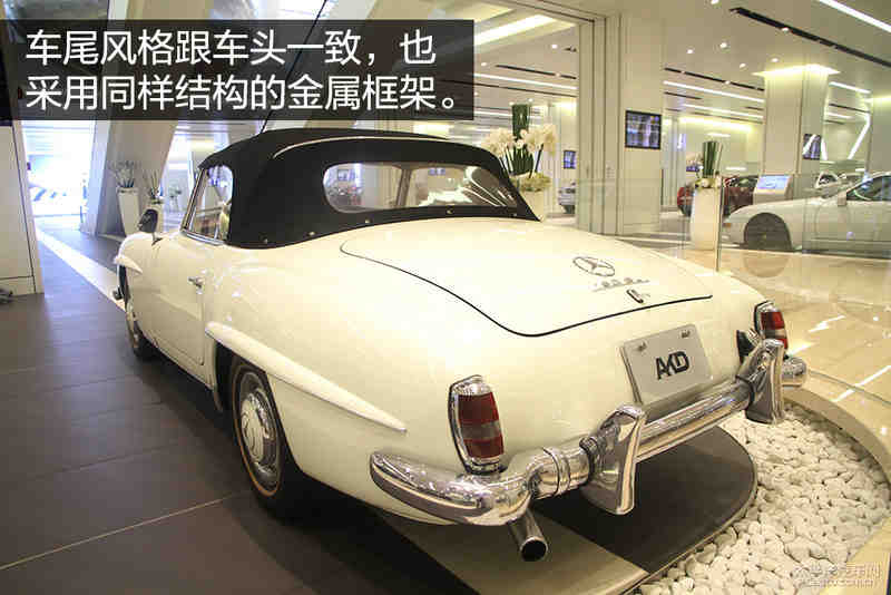 1955年奔驰190sl实拍 一代经典传奇敞篷