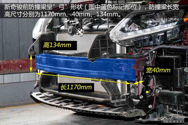 表現中規中矩 新奇駿防撞梁拆解實拍解析
